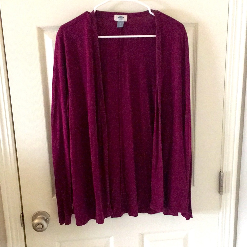Old Navy purple cardigan